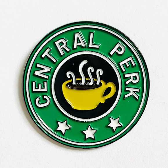 pricklyfinds Jewelry - 4/$20 FRIENDS TV Central Perk Coffee Shop Enamel Pin